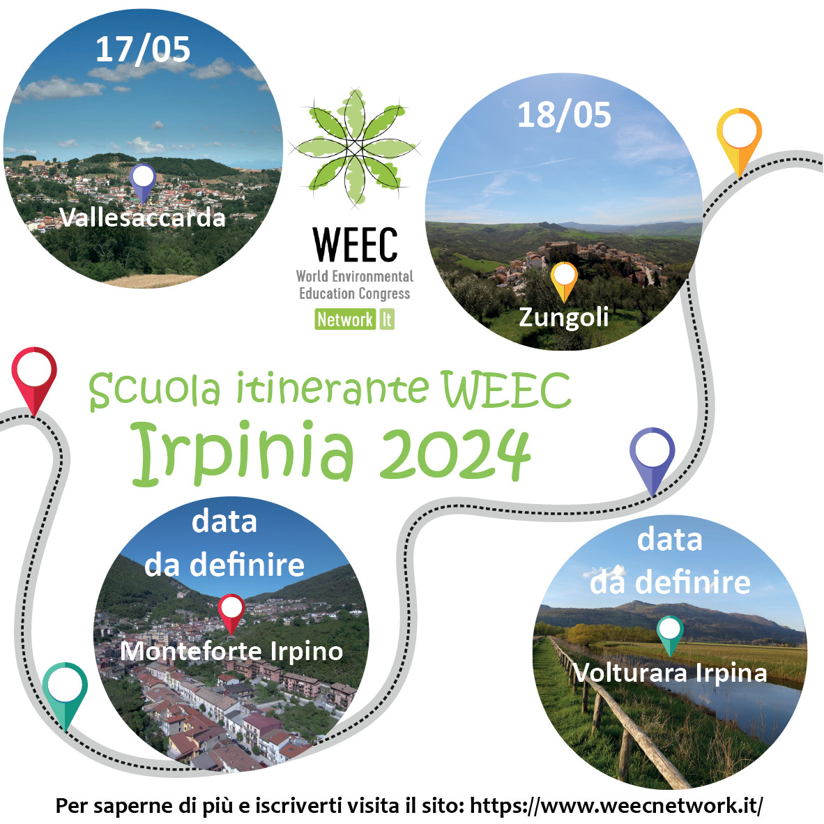 Programma scuola itinerante WEEC Irpinia 2024